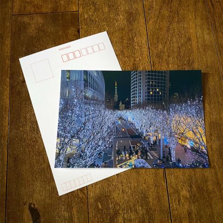 絵はがき・青（４枚入り）